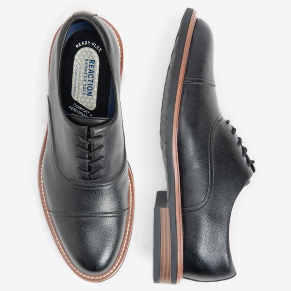 KENNETH COLE REACTION, KLAY CAP TOE Men's lace-up oxford, size 13 - Picture 2 of 6